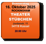Donnerstag 16. Oktober 2025 ROCKINGHAMTHEATERSTÜBCHENJordanstr. 1134119 Kassel  20:00 Uhr